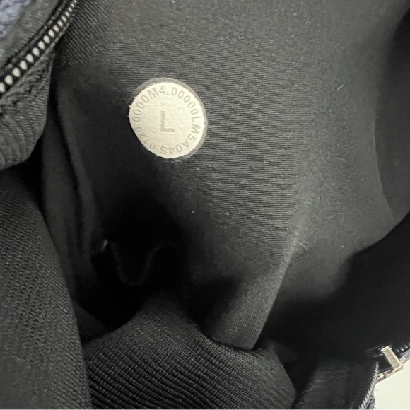 Lululemon Textured Tech Jogger Black Cadet Blue - Picture 5 of 5